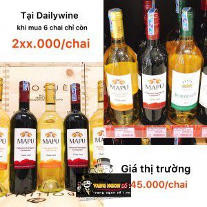 Vang Chile Mapu Baron Philippe de Rothschild Đỏ - Trắng bn1