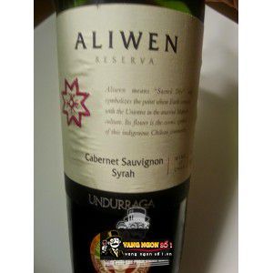Vang Chile Undurraga Aliwen Reserva Cabernet Sauvignon - Syrah bn2