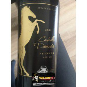 Vang Chile Caballo Dorado Premium Carmenere Syrah Colchagua Valley bn1