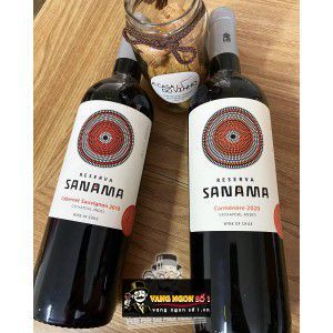 Vang Chile Sanama Carmenere Rapel Valley bn2