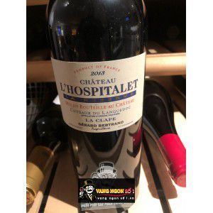 Vang Pháp LHospitalet red La Clape Chateau Gerard Bertrand bn2