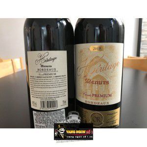 Vang Pháp Heritage de Menuts bn1