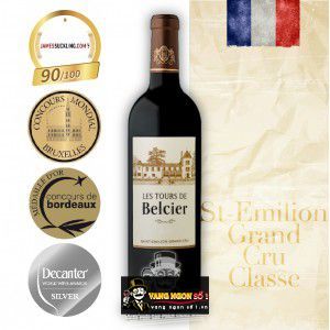 Vang Pháp Les Tours de Belcier Saint Emilion Grand Cru Classe bn1