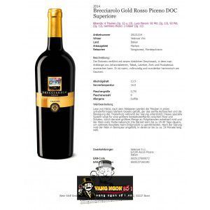 Vang Ý Velenosi Brecciarolo Gold bn3