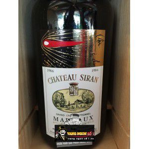 Vang Pháp Chateau Siran 1986 Margaux bn3