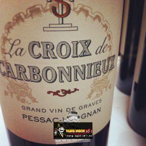 Vang Pháp Croix de Carbonnieux Pessac Leognan bn2