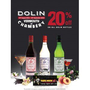 Vang Pháp Dolin Vermouth de Chambery đỏ bn1