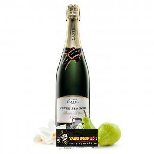 Rượu Vang Nổ Cuvee Blanche Brut Maison Castel bn1
