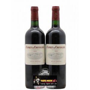 Vang Pháp Lesprit De Chevalier Pessac Leognan 93 điểm bn3