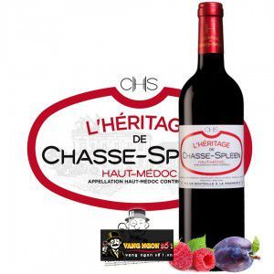 Vang Pháp LHeritage de Chasse Spleen Haut Medoc bn1