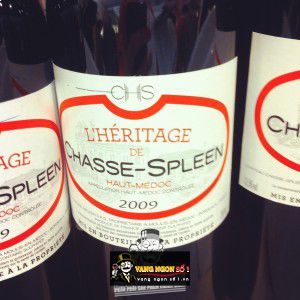 Vang Pháp LHeritage de Chasse Spleen Haut Medoc bn2