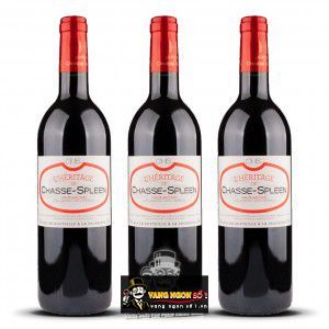 Vang Pháp LHeritage de Chasse Spleen Haut Medoc bn3