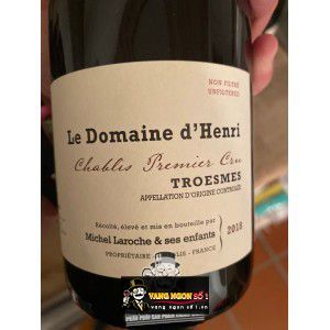 Vang Pháp Le Domaine dHenri Troesme bn1