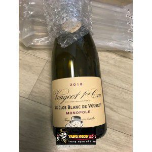 Vang Pháp Vougeot 1st Cru Le Clos Blanc de Vougeot Monopole bn3
