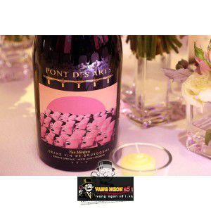 Vang Pháp Pont des Arts Yue Minjun Label Nuits Saint Georges bn1