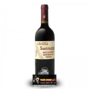 Vang Ý I Rustici Sangiovese Guarini Puglia