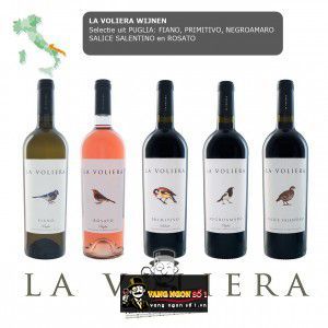 Vang Ý La Voliera Salice Salentino Negroamaro bn1