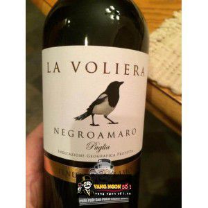 Vang Ý La Voliera Salice Salentino Negroamaro bn2