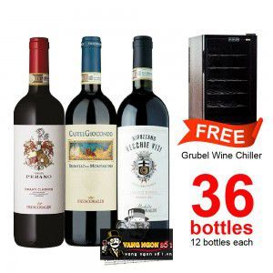 Vang Ý Nipozzano Vecchie Viti Frescobaldi Chianti Rufina Riserva bn3