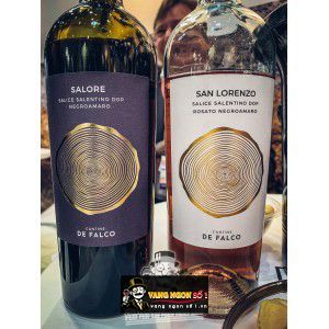 Vang Ý SALORE Salice Salentino Cantine De Falco bn2
