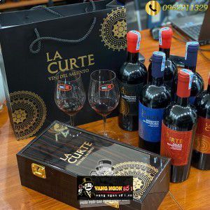 Vang Ý La Curte Salice Salentino blend bn3
