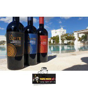 Vang Ý La Curte Salice Salentino blend bn4