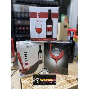 Vang Bịch Ý Tini Merlot 3L bn1