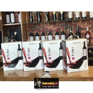 Vang Bịch Ý Tini Merlot 3L bn2