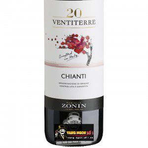 Vang Ý 20 Ventiterre Zonin Chianti DOCG bn1