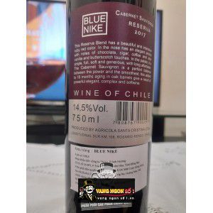 Vang Chile Blue Nike Cabernet sauvignon bn2