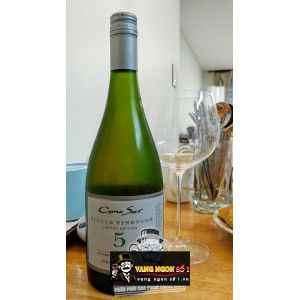 Vang Chile Cono Sur Single Vineyard 5 Quebrada Alta Chardonnay bn2