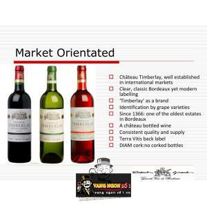 Rượu vang Chateau Timberlay Bordeaux Superieur bn3