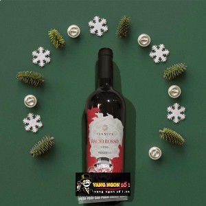 Vang Ý Bacio Rosso Vernice Primitivo Campania 97 điểm bn1