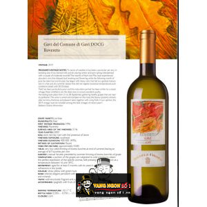 Vang Ý Michele Chiarlo Rovereto Gavi bn1