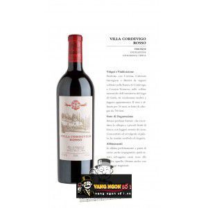 Vang Ý Villa Cordevigo Rosso Veronese bn2