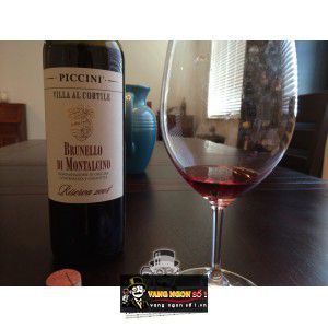 Rượu vang Piccini Brunello Di Montalcino Villa Al Cortile Riserva bn2
