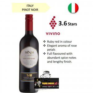 Vang Ý Sensi Collezione Primitivo Puglia bn1