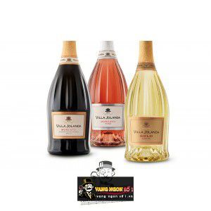 Vang Ý hồng Villa Jolanda Moscato Rose bn3