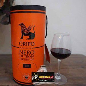 Vang Ý Crifo Nero Di Troia Puglia IGP - vang Bịch ống 3L