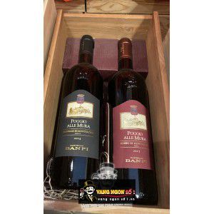 Vang Ý Castello Banfi Poggio Alle Mura Rosso Di Montalcino bn3
