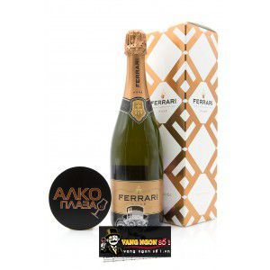 Vang nổ Ý Ferrari Rose Trento DOC bn1