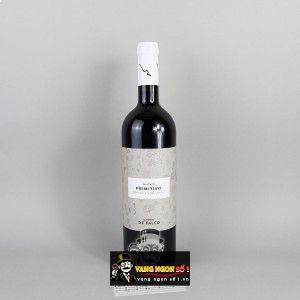 Vang Ý Primitivo Cantine De Falco Salento bn1