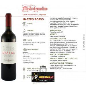 Vang Ý Mastro Rosso Campania Mastroberardino bn2