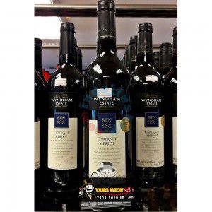 Rượu vang Bin 888 Wyndham Cabernet Merlot Uống ngon bn1