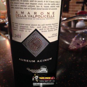 Vang Ý Aureum Acinum Amarone Della Valpolicella bn2