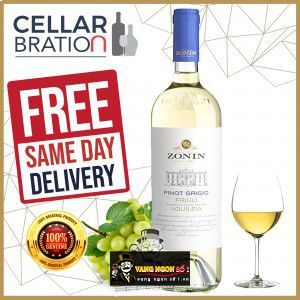Vang Ý Zonin Classici Pinot Grigio Friuli Aquileia bn4
