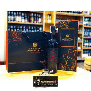 Vang Ý Iris Negroamaro Primitivo Cantine San Pancrazio bn1