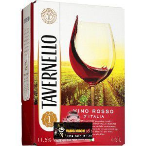 Vang bịch Ý Tavernello Vino Rosso 3L
