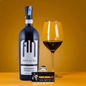 Vang Ý Ama Nera Negroamaro del Salento Cao Cấp bn1