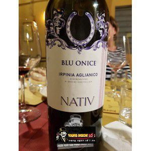 Vang Ý Nativ Blu Onice Irpinia Aglianico 97 điểm bn3